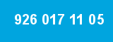 926 017 11 05 926 017 11 05